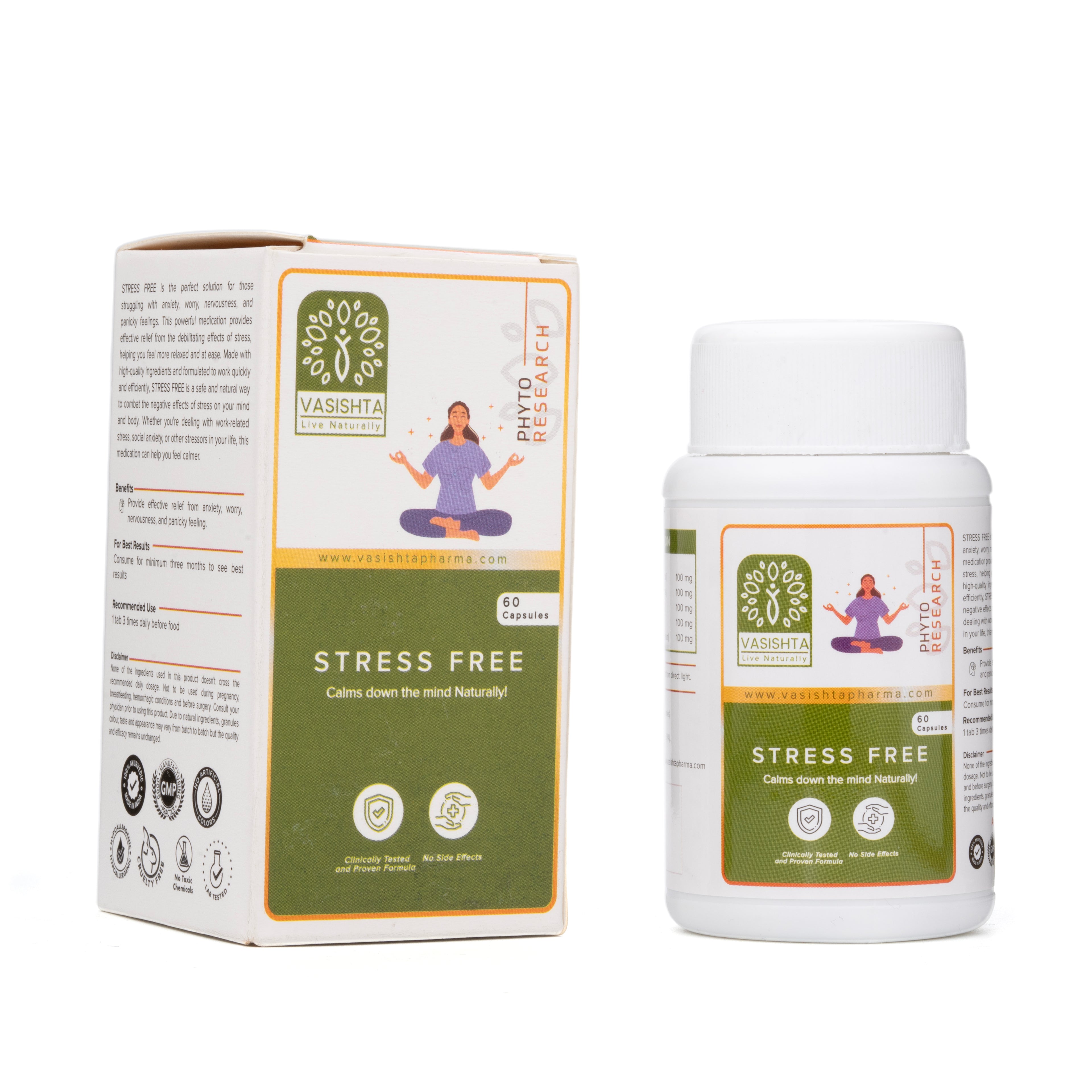 Vasishta Stress Free 60 Capsules