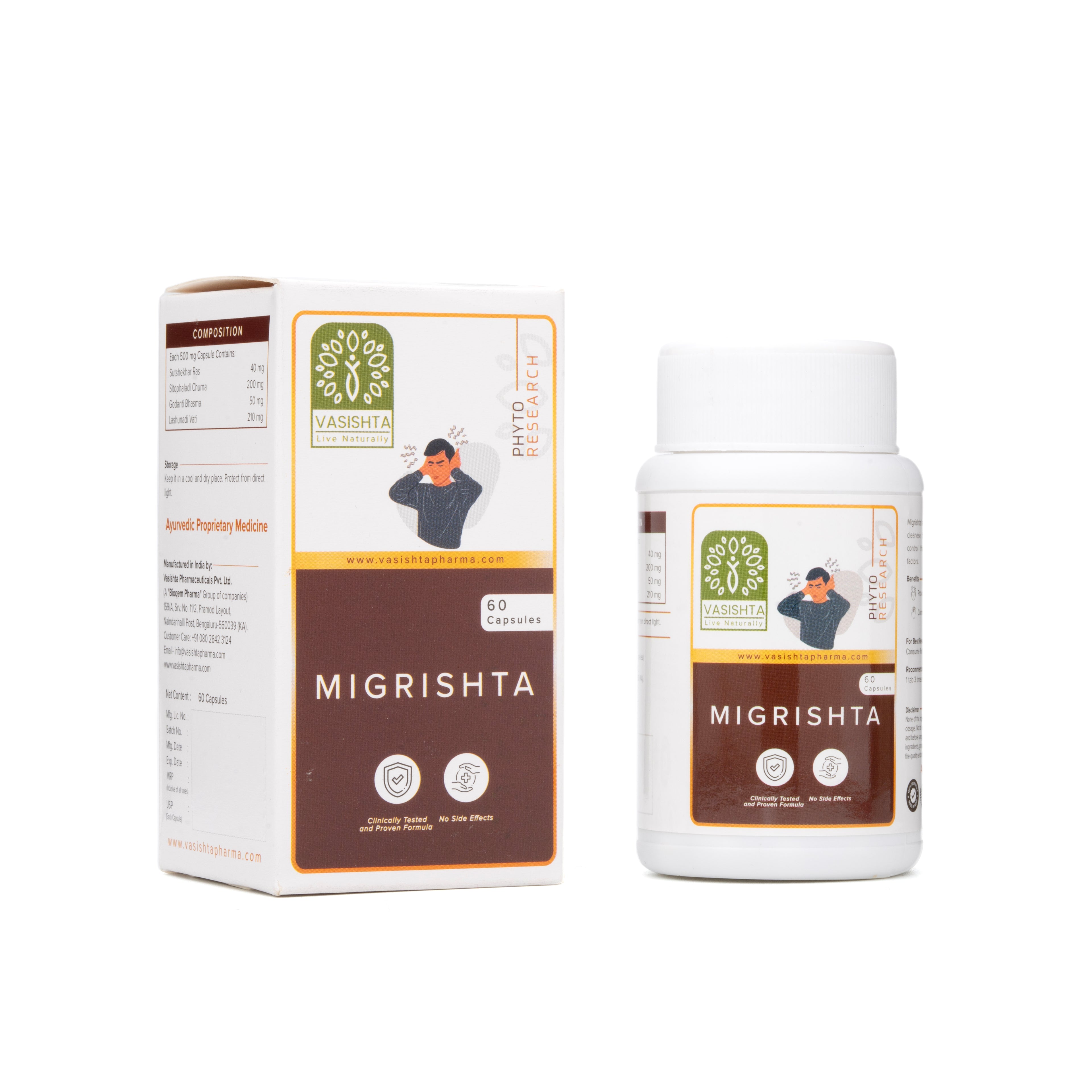 Vasishta Migrishta 60 Capsules