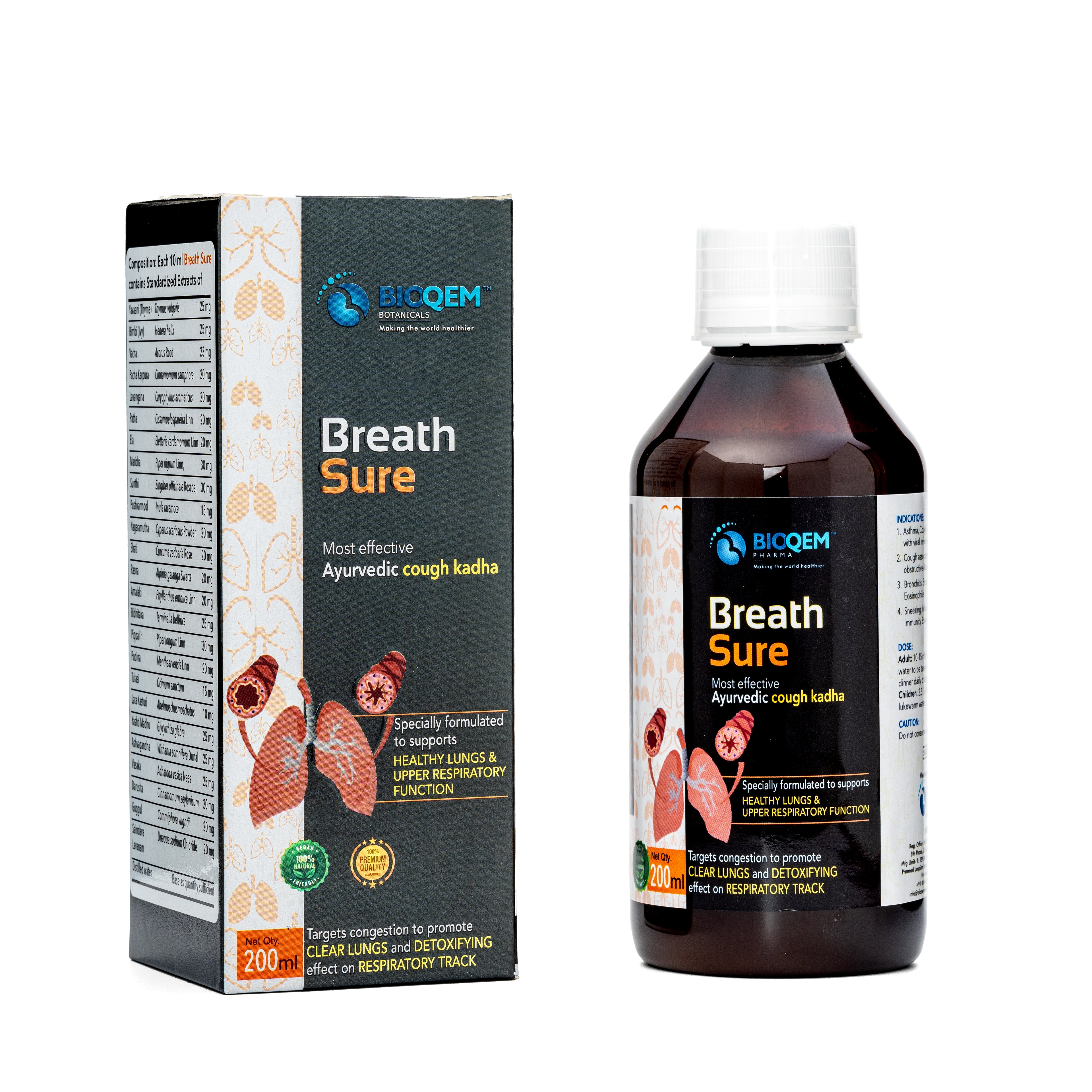BioQem Breath Sure Ayurvedic Cough Kadha - Respiratory Care