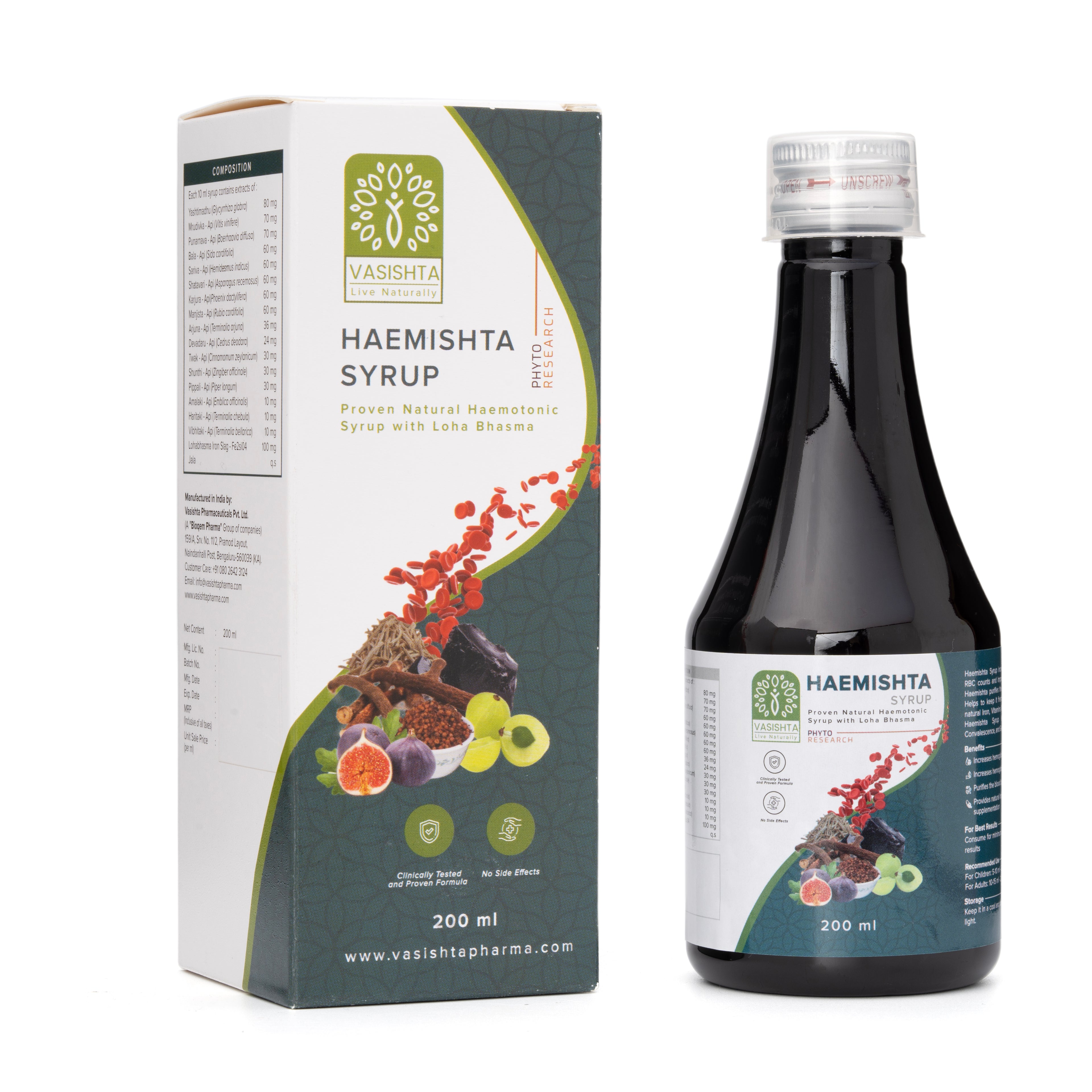Vasishta Haemishta Syrup 200ML