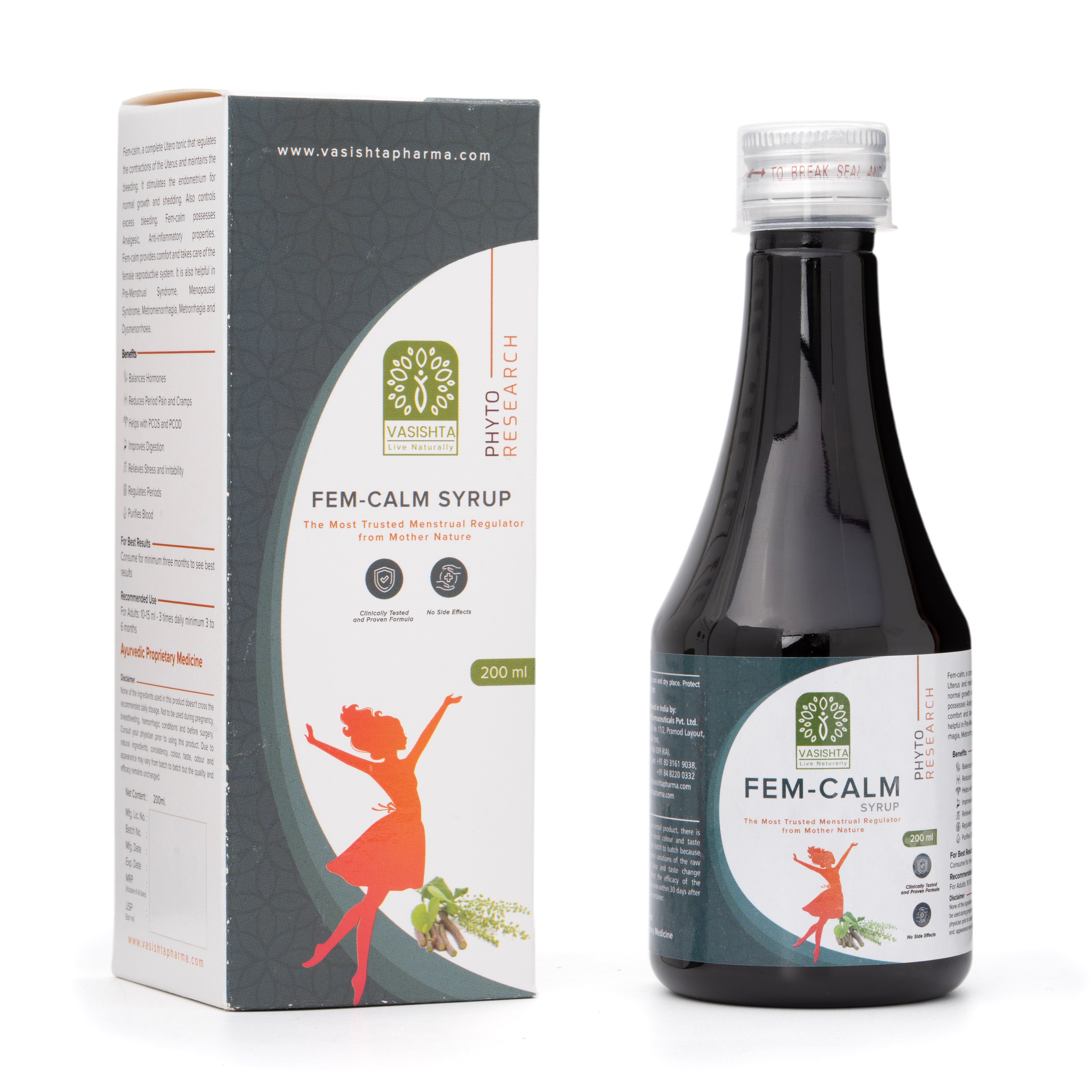 Vasishta Fem-Calm Syrup 200ml