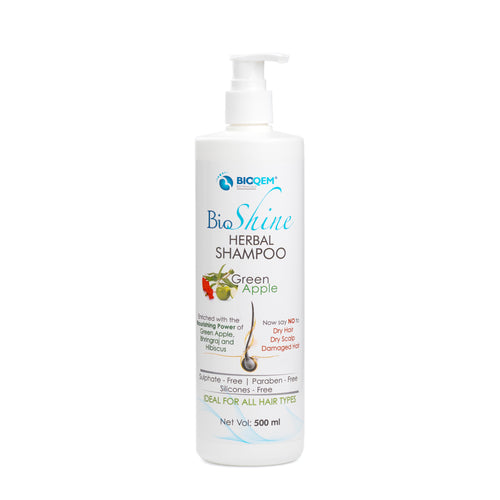 BioQem BioShine Shampoo - For All Types of Hair