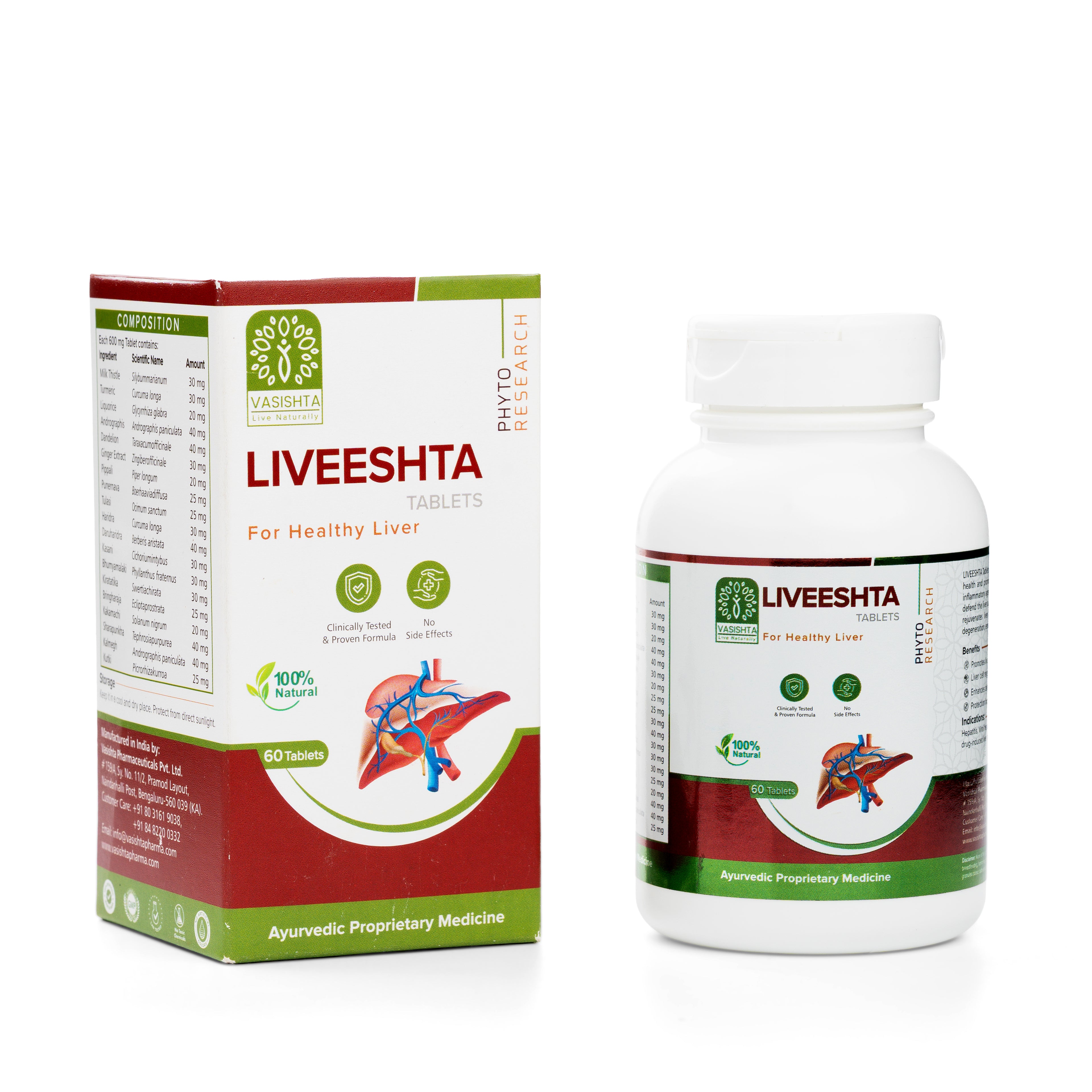 Vasishta Liveeshta 60 Tablets