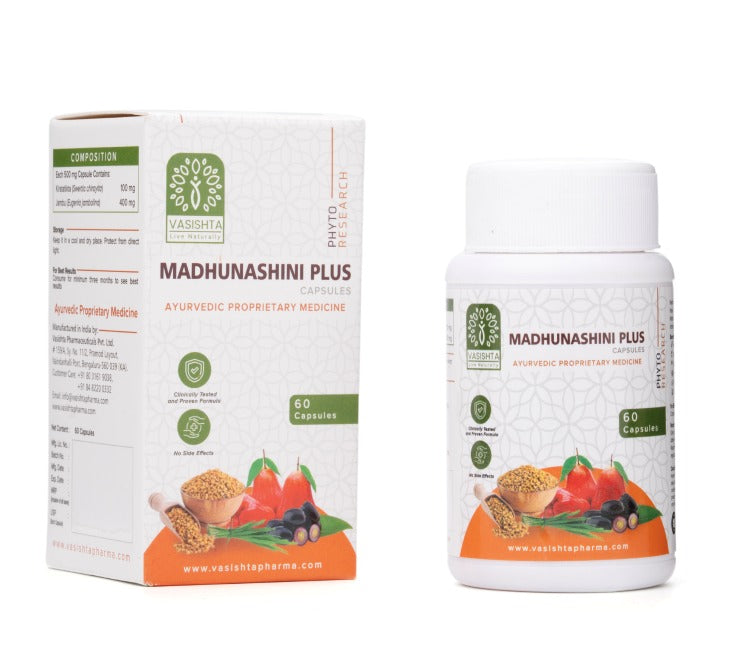 Vasishta Madhunashini Plus 60 Capsules